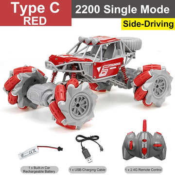Kids 4WD Road Drift Gesture Induction RC Stunt Car with Music